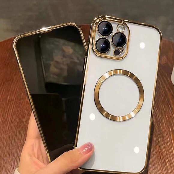 COPY - iPhone 16- Pro Max Case | Gold Rubber Case *New* - Picture 4 of 4